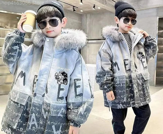Winter Warm Fur Hooded Coat