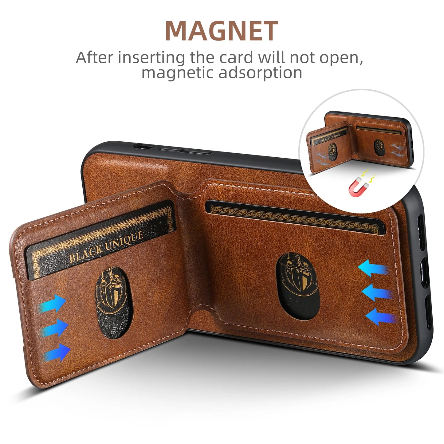 Cover Wallet Phone Case and Card Holder Leather