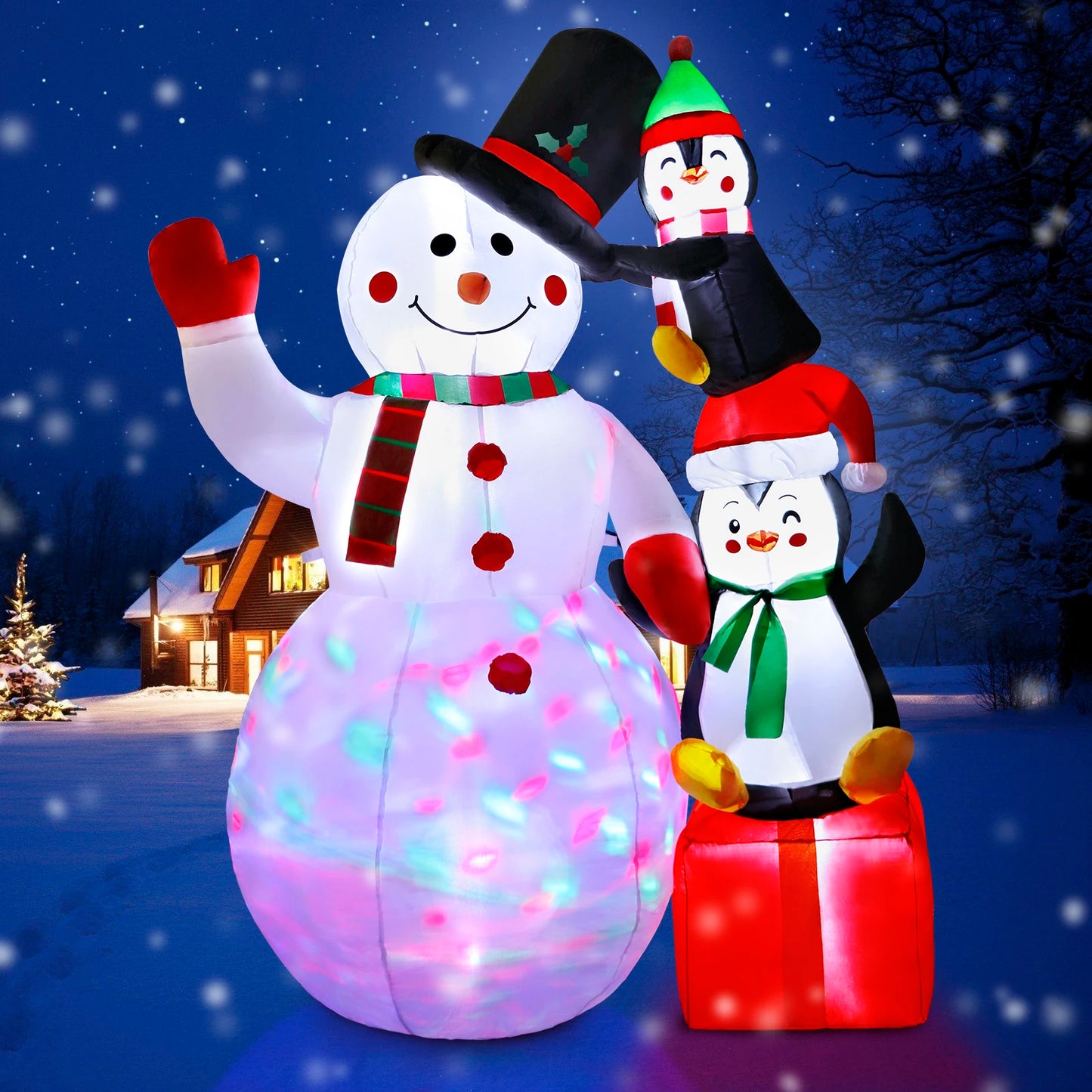 Christmas Inflatable Penguins Decorations