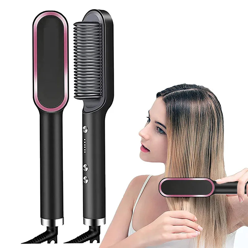 Multifunctional hair dryer straightener