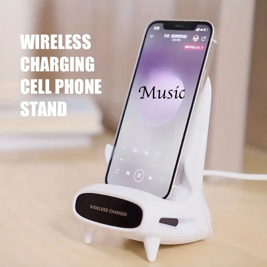 Portable Mini Wireless Charger Desk Stand