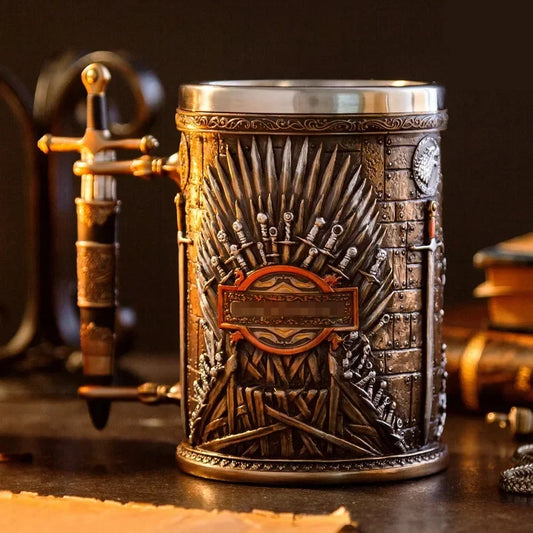 Stainless Steel 3D Handmade Vintage Cup 