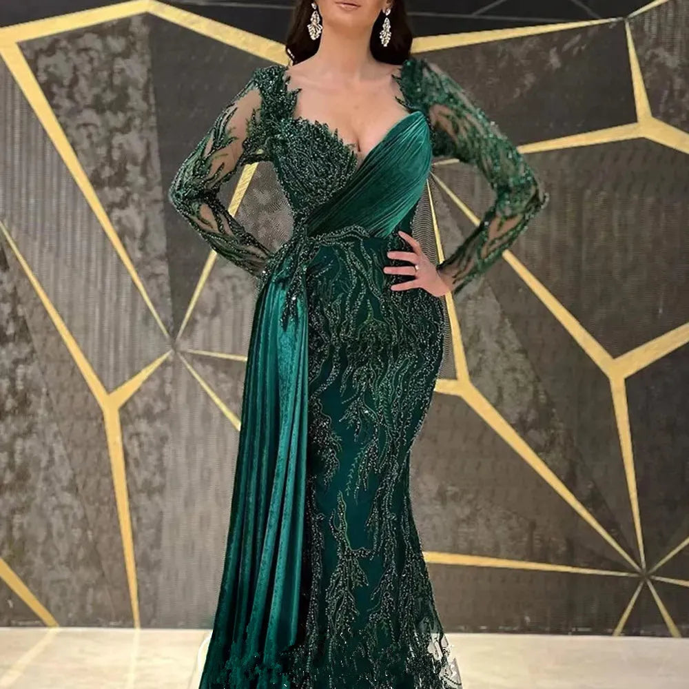 luxury Evening  Dress - Dubai Style