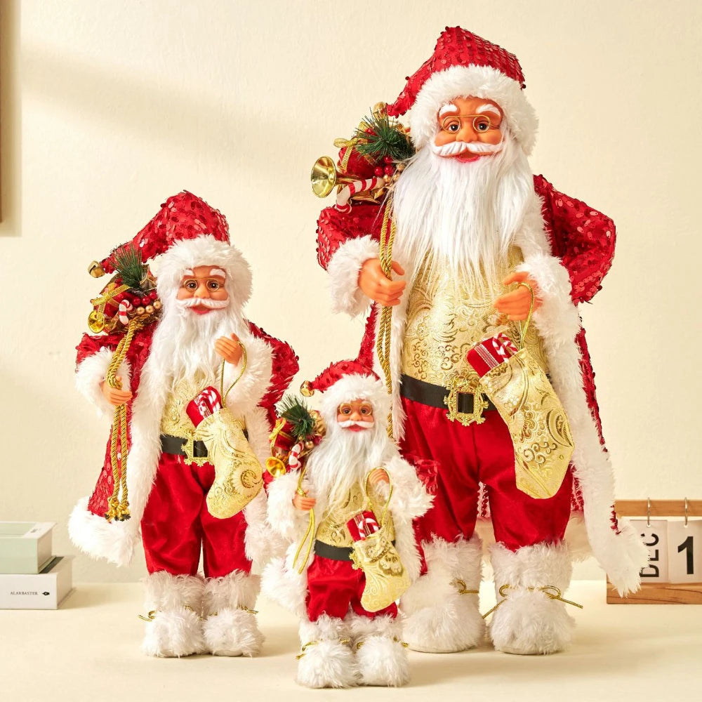 Big Santa Claus Doll for Christmas Decorations