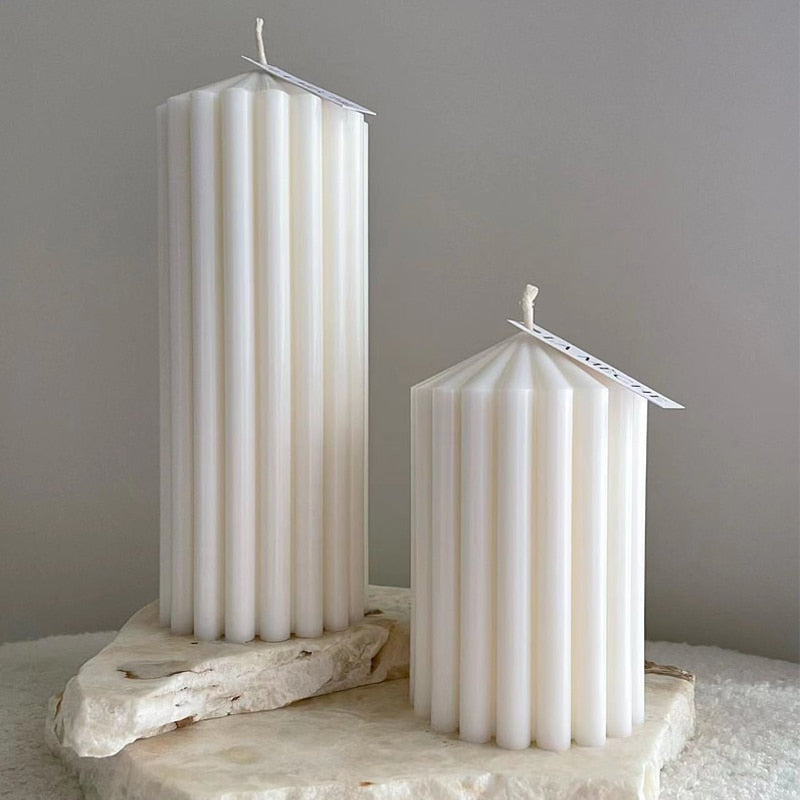 Cylindrical silicone Candle Mold