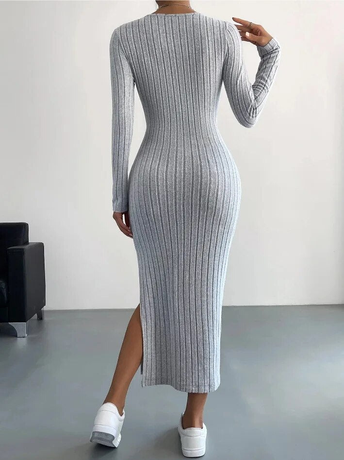 Casual Slim Long Dress