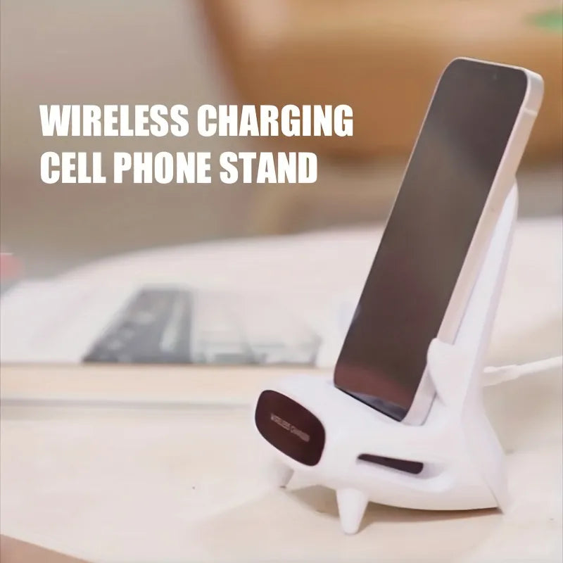 Portable Mini Wireless Charger Desk Stand