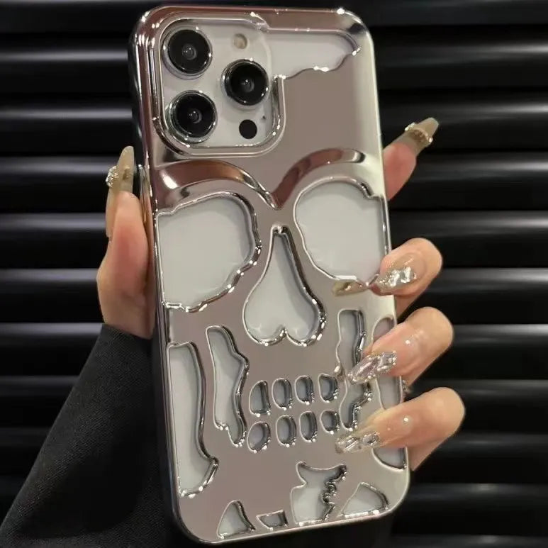 3D Hollow Skull Callous Phone Case