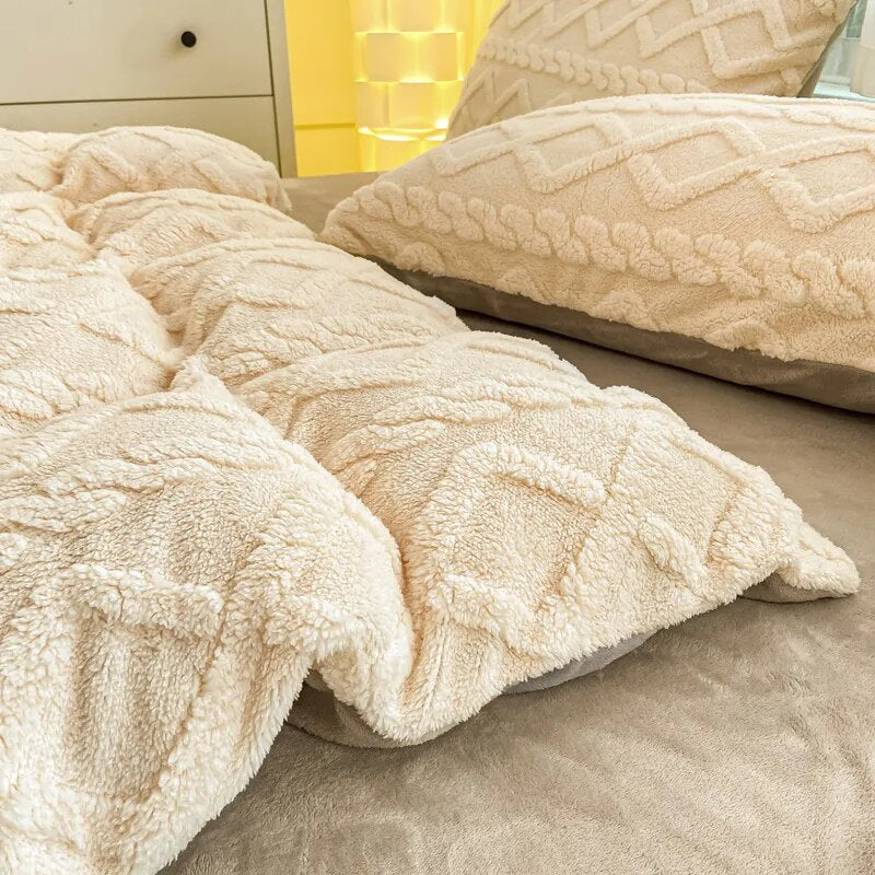 Velvet Duvet Cover for  Double Beds (without pillowcase)