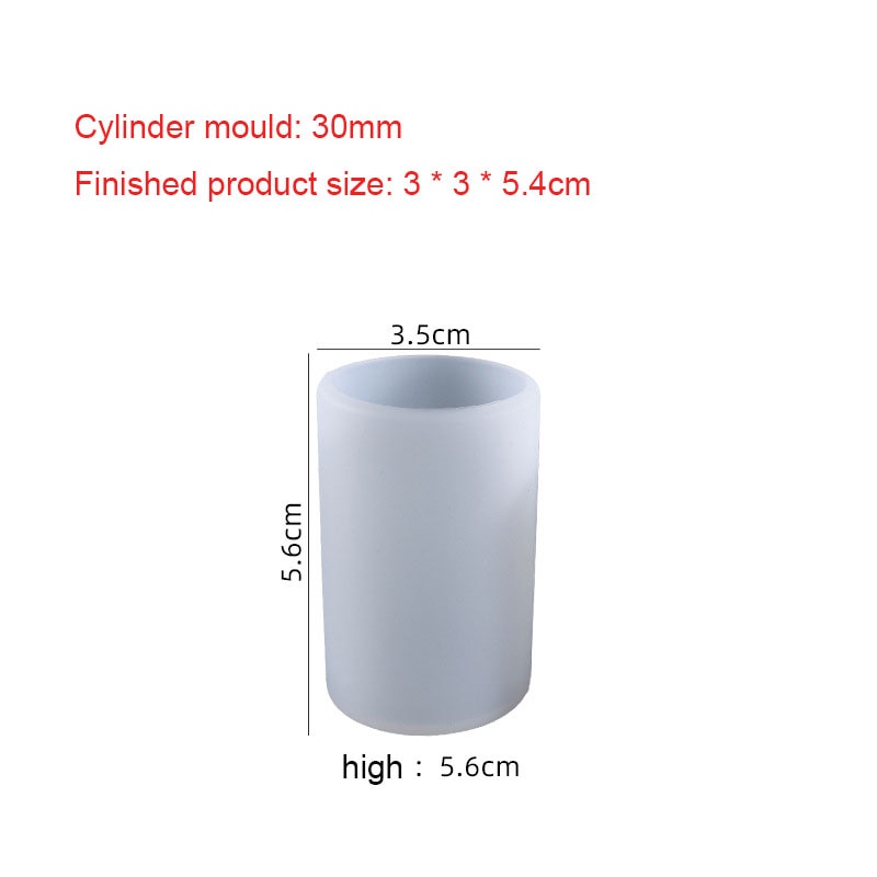 Cylinder Silicone Candle Molds