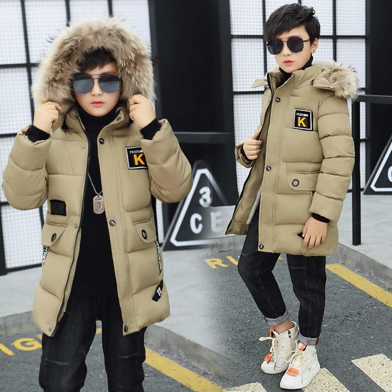 Casual Warm Winter Hooded Coat