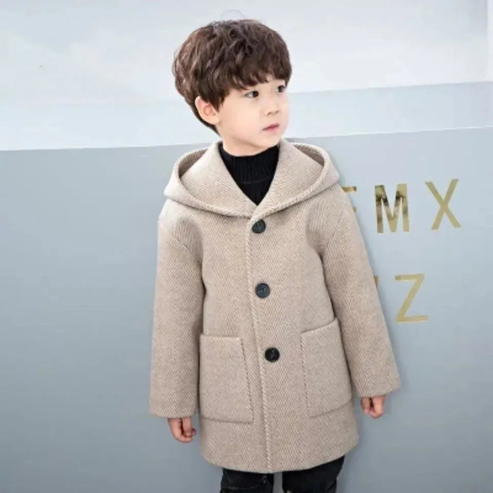 Casual Warm Winter Hooded  Jacket for Boys