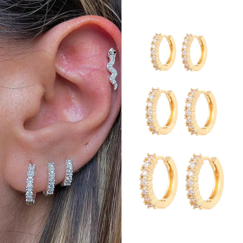 Elegant Gold and Silver earrings