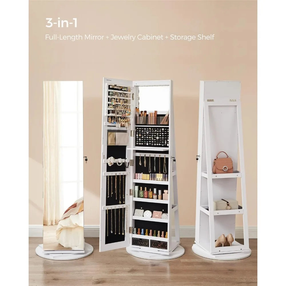 Mirror Jewelry Organizer