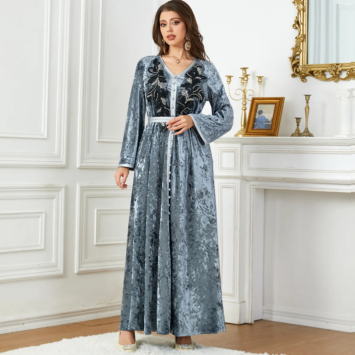 Saudi Arabian Velvet Abaya
