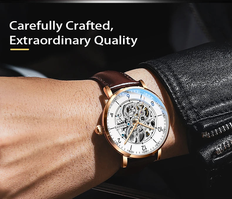 Luxury Leather Waterproof Watch