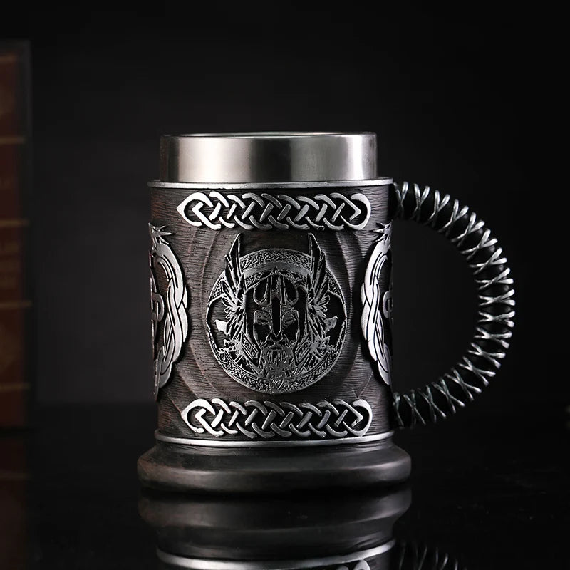Stainless Steel 3D Handmade Vintage Cup