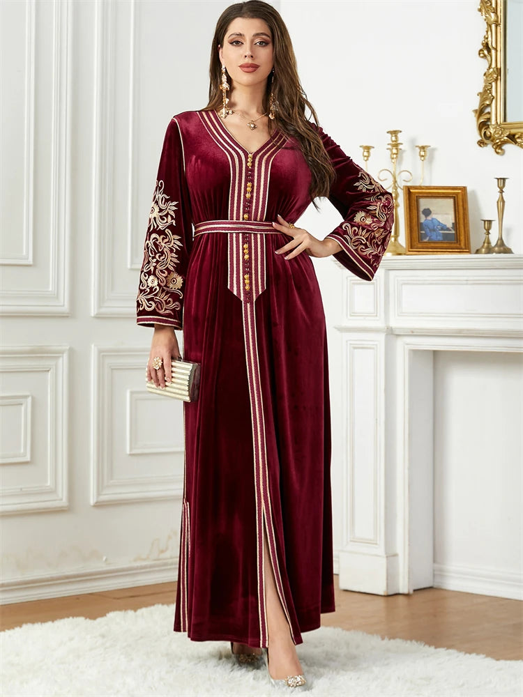 Velvet Turkey Fashion Abaya