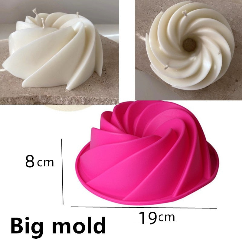 Big shapes Silicone Candle Mold
