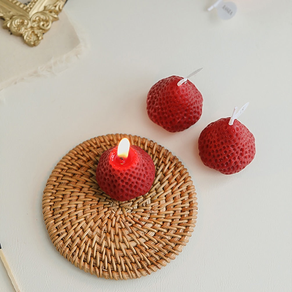 Strawberry Decorative Aromatic Candles
