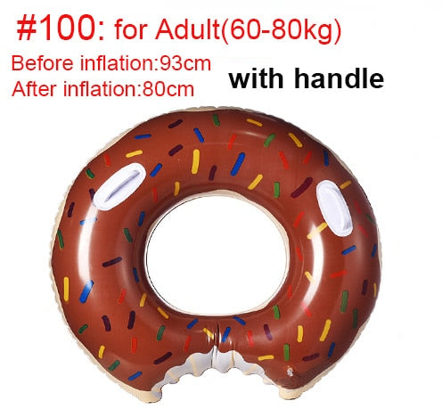 Donut Pool Float for Adult/Kids Swimming Circle Ring