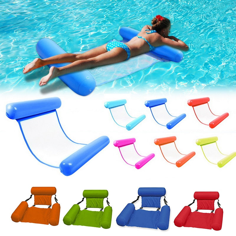 Lounger chair swimming pool summer inflatable float