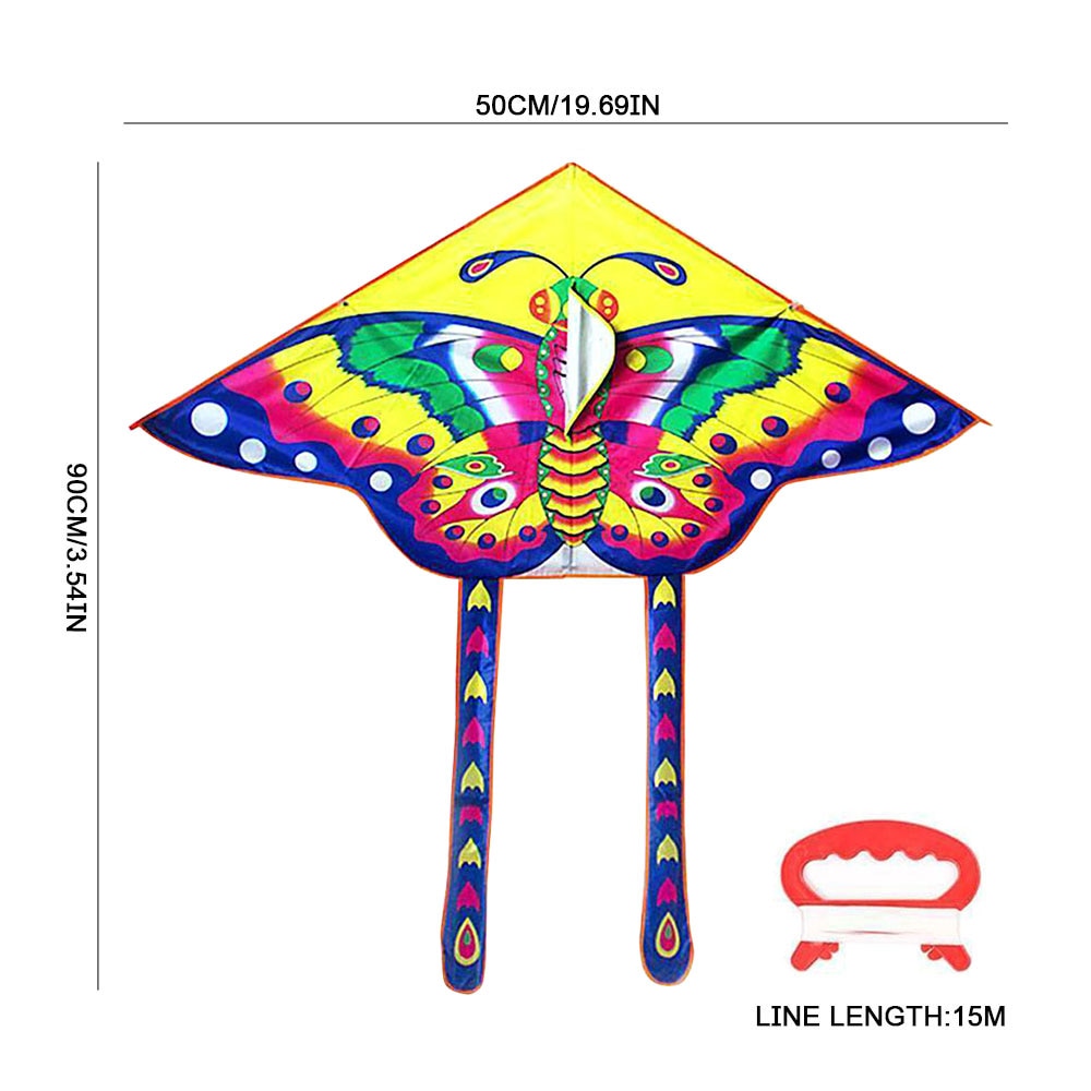 Butterfly Kite With Handle Line Toy
