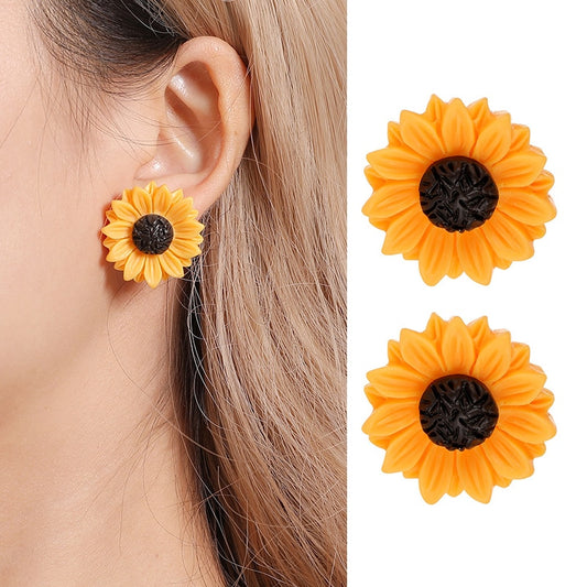 Sunflower Earrings for Women Fashion