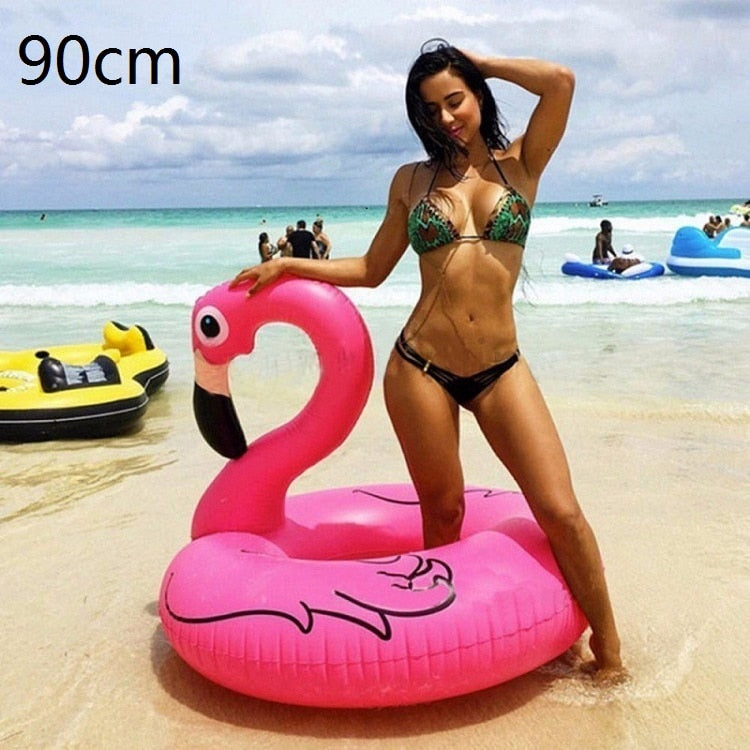 Flamingo Inflatable Swimming Ring for Pool Adult