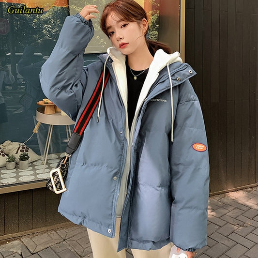 Casual Hooded Bubble Coat