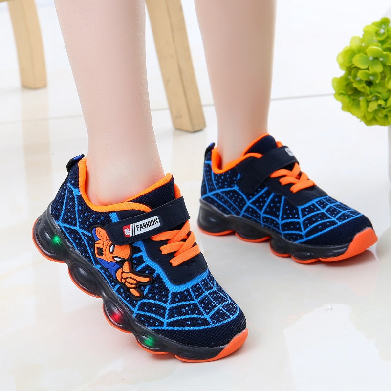 New Spiderman Cartoons Kids Shoes