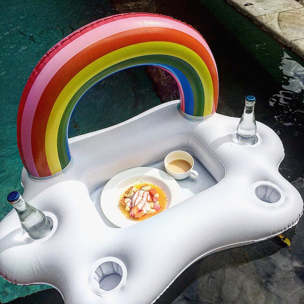 Summer Party Bucket Rainbow Cloud Cup Holder