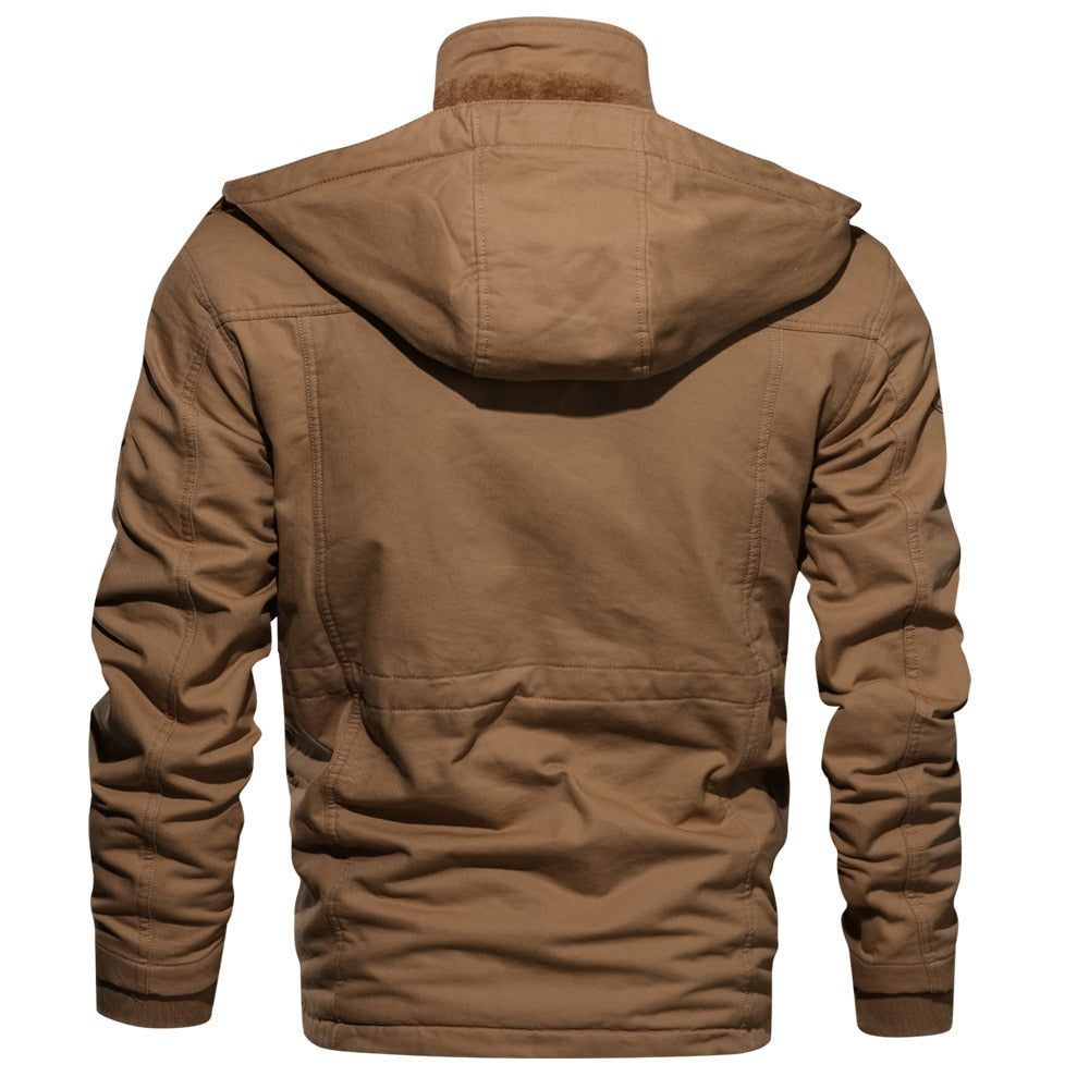 Casual Hooded Fleece Jacket