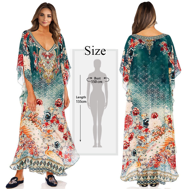 Beach Bohemian Printed Summer Dress Long Tunic