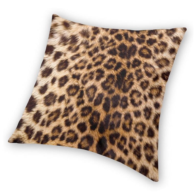 Cheetah Fur Hide Cushion Cover