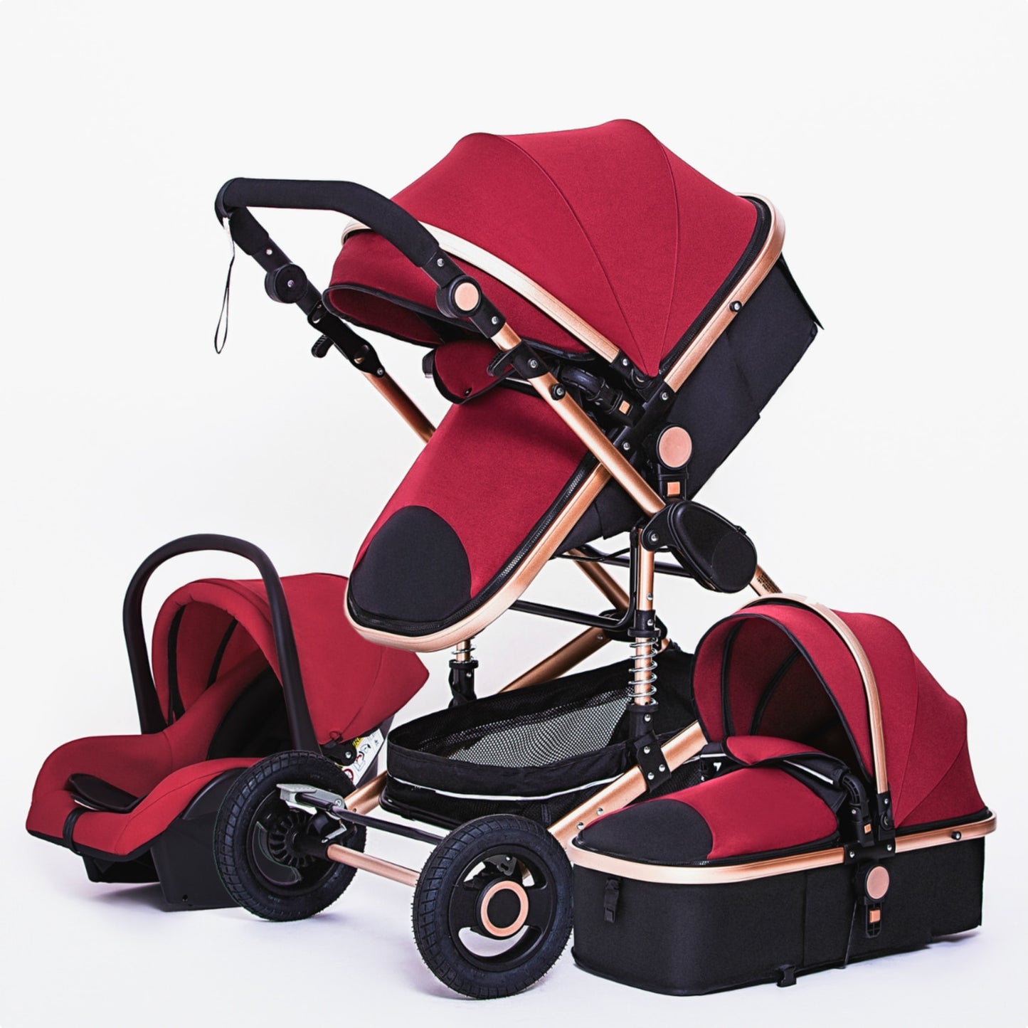 Luxurious Baby Stroller 3 in 1
