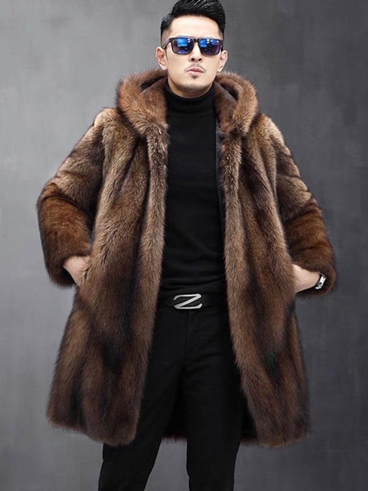 Casual Big Size Luxury Faux Fur