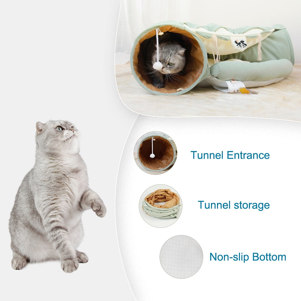 애완 동물 터널 튜브 인터랙티브 장난감