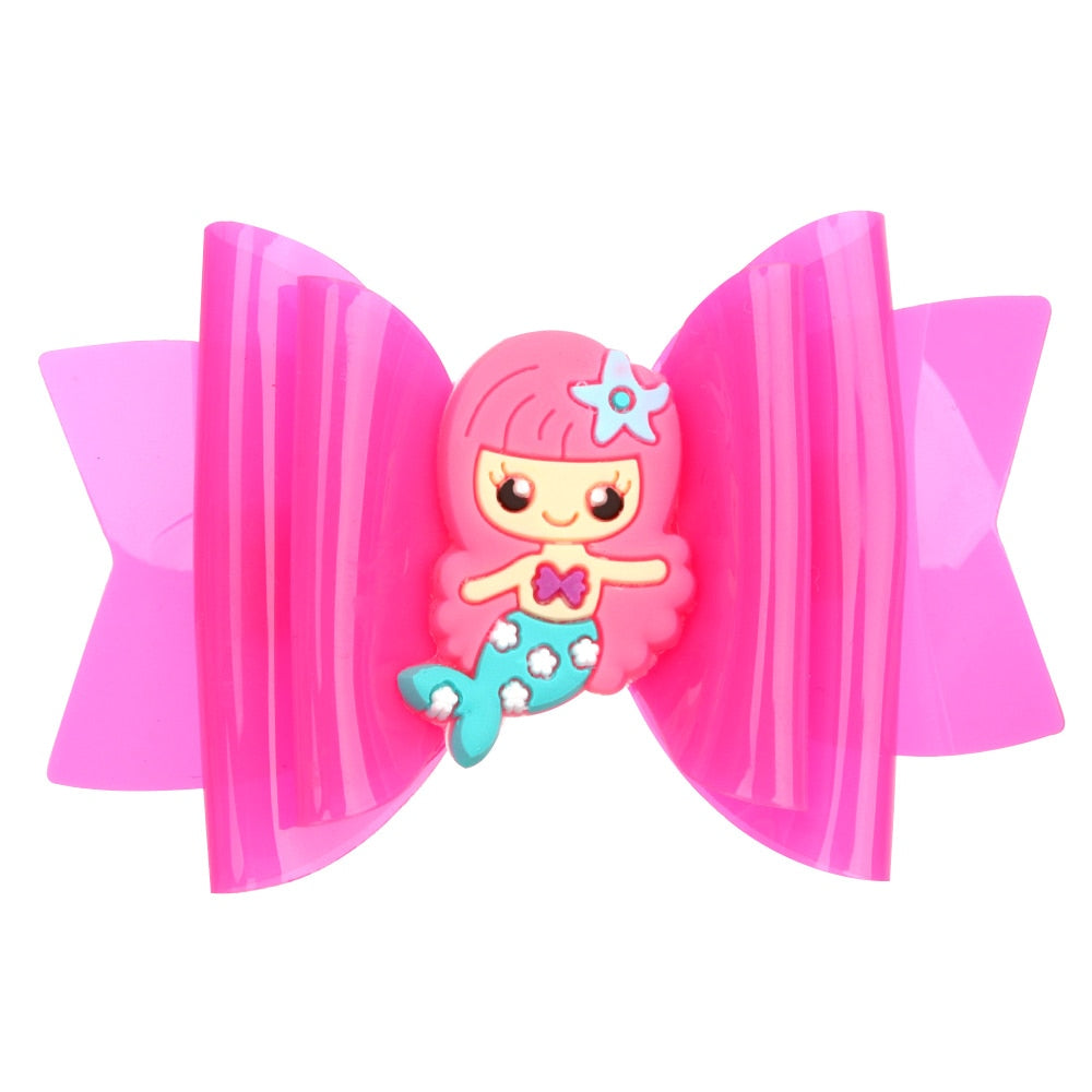 Jelly Bows Hairpins for Girls with Clips