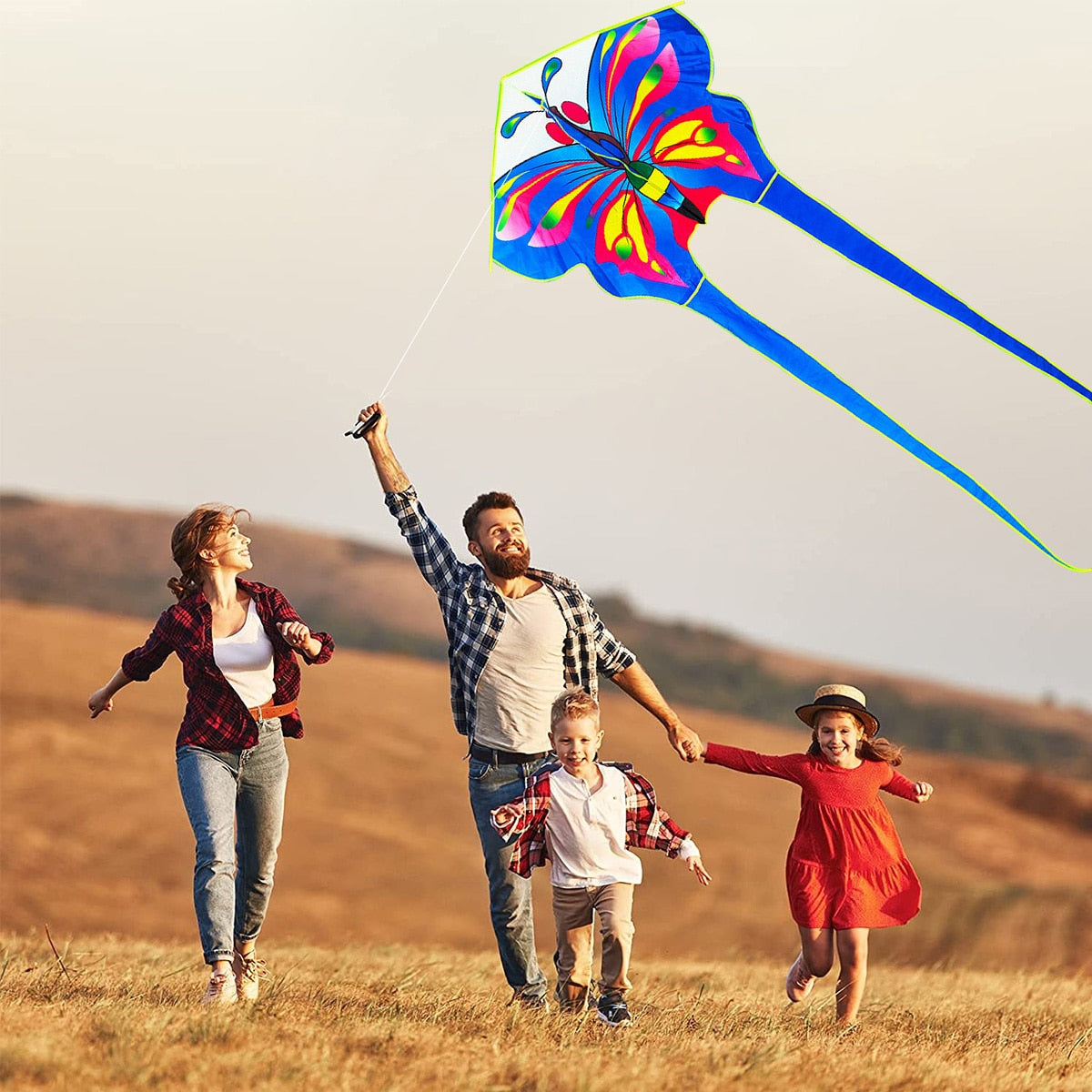 High Quality Butterfly Kite With Handle Line Toys