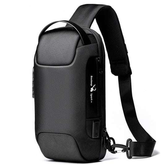 Anti-theft Shoulder Waterproof USB Oxford Crossbody Bag  