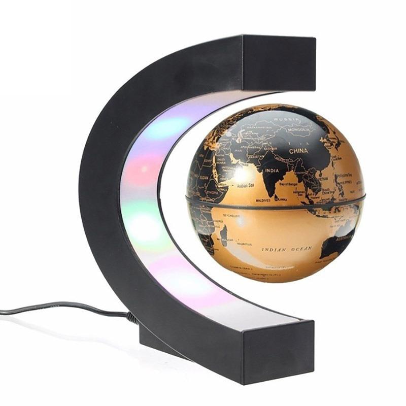 Electronic Floating Magnetic Levitation Globe LED World Map
