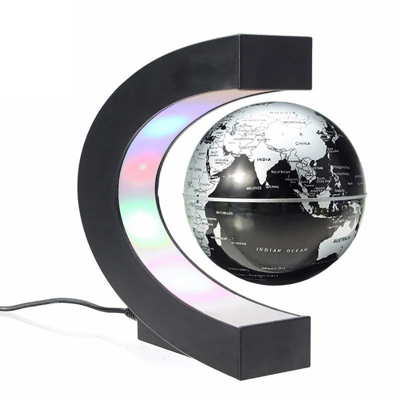 Electronic Floating Magnetic Levitation Globe LED World Map