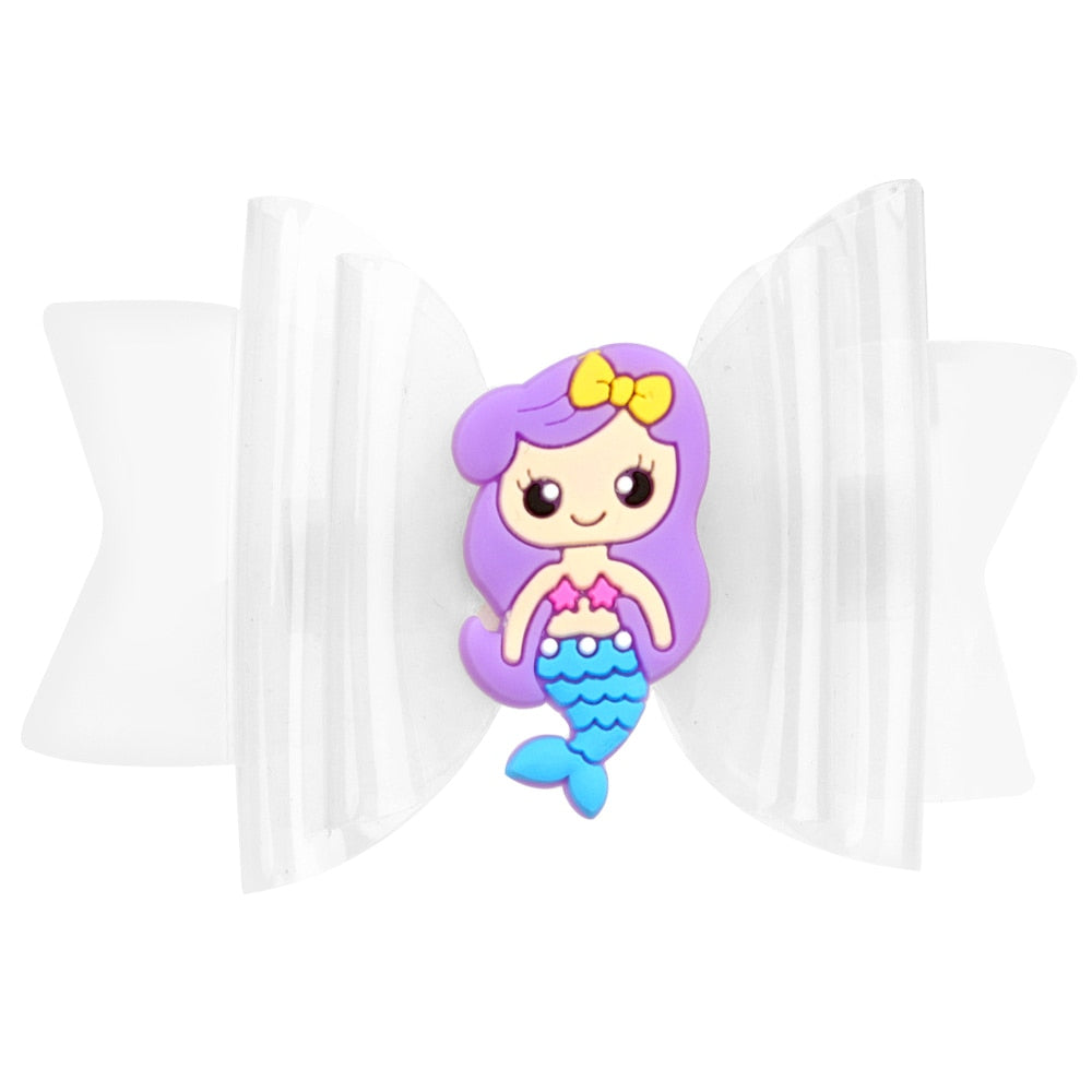 Jelly Bows Hairpins for Girls with Clips