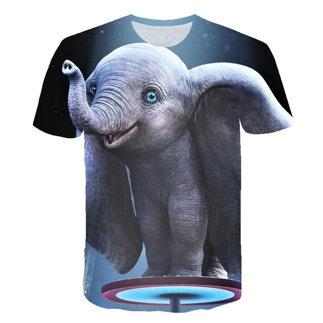 T-shirt met 3D-print