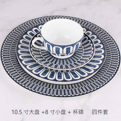 Luxury British Cups Saucer Spoon Set