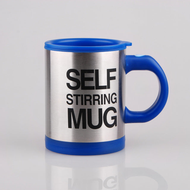 Stainless Steel Coffee Milk Mixing Mug-Self Stirring
