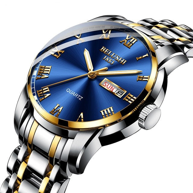 Waterproof Stainless Steel Watch