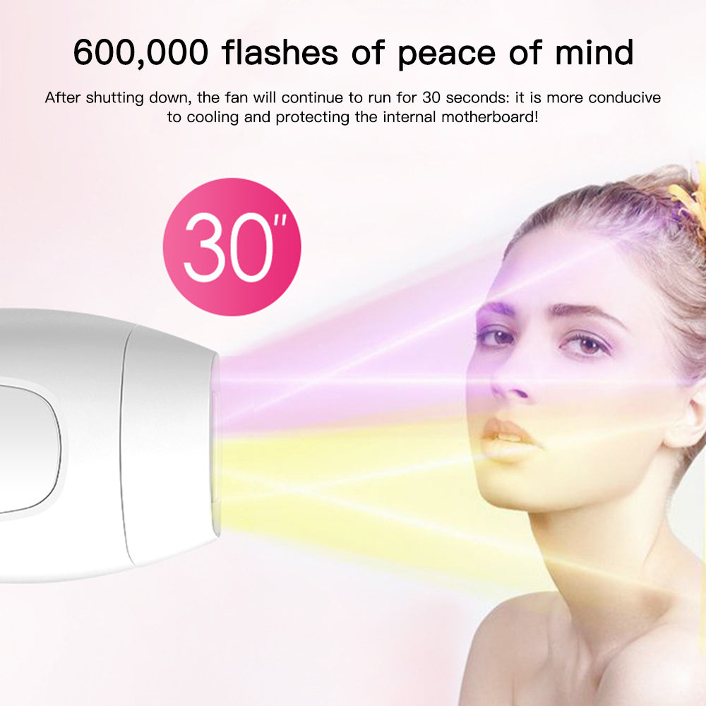 Pijnloze laser-epilator-permanente ontharing IPL 600000 Flash