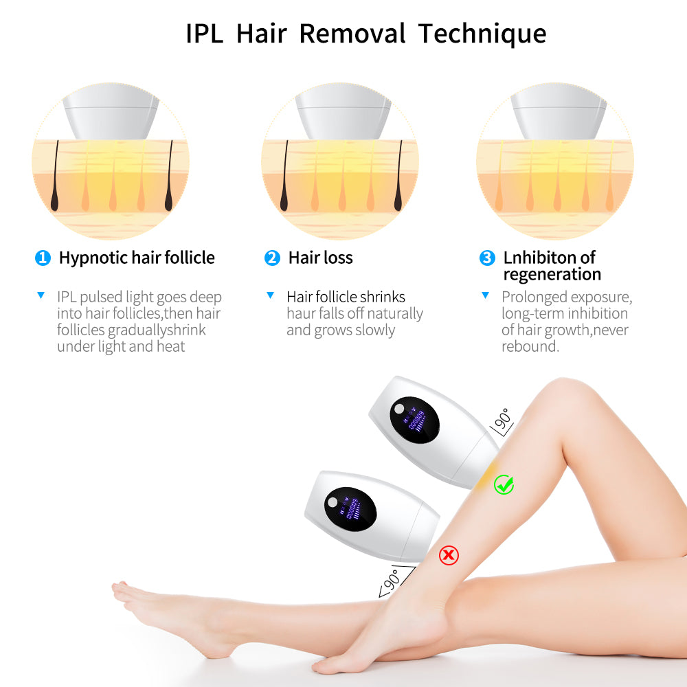 Painless IPL Laser Hair Removal Machine 600000 Flash Epilator